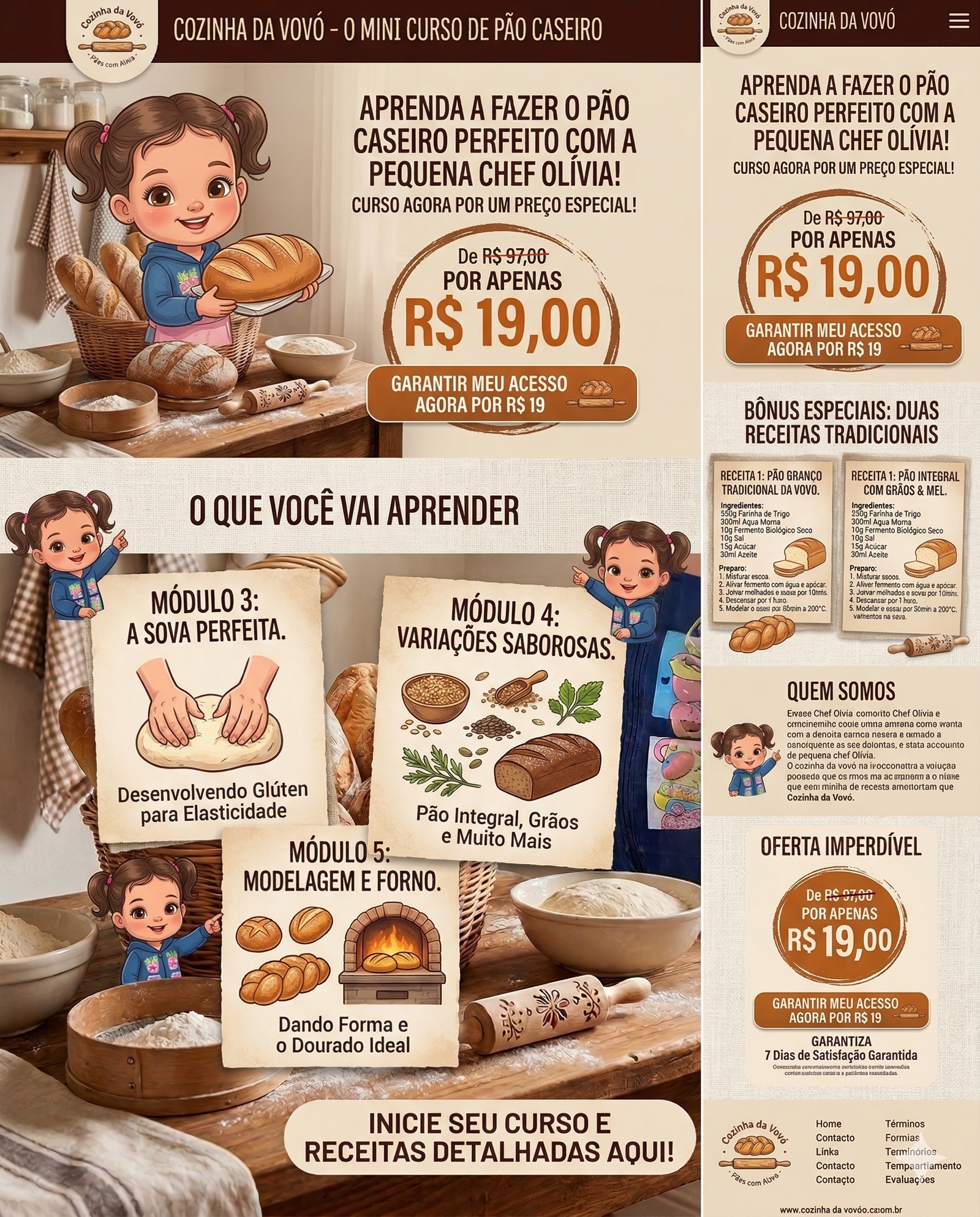 Mini Curso Cozinha da Vovó